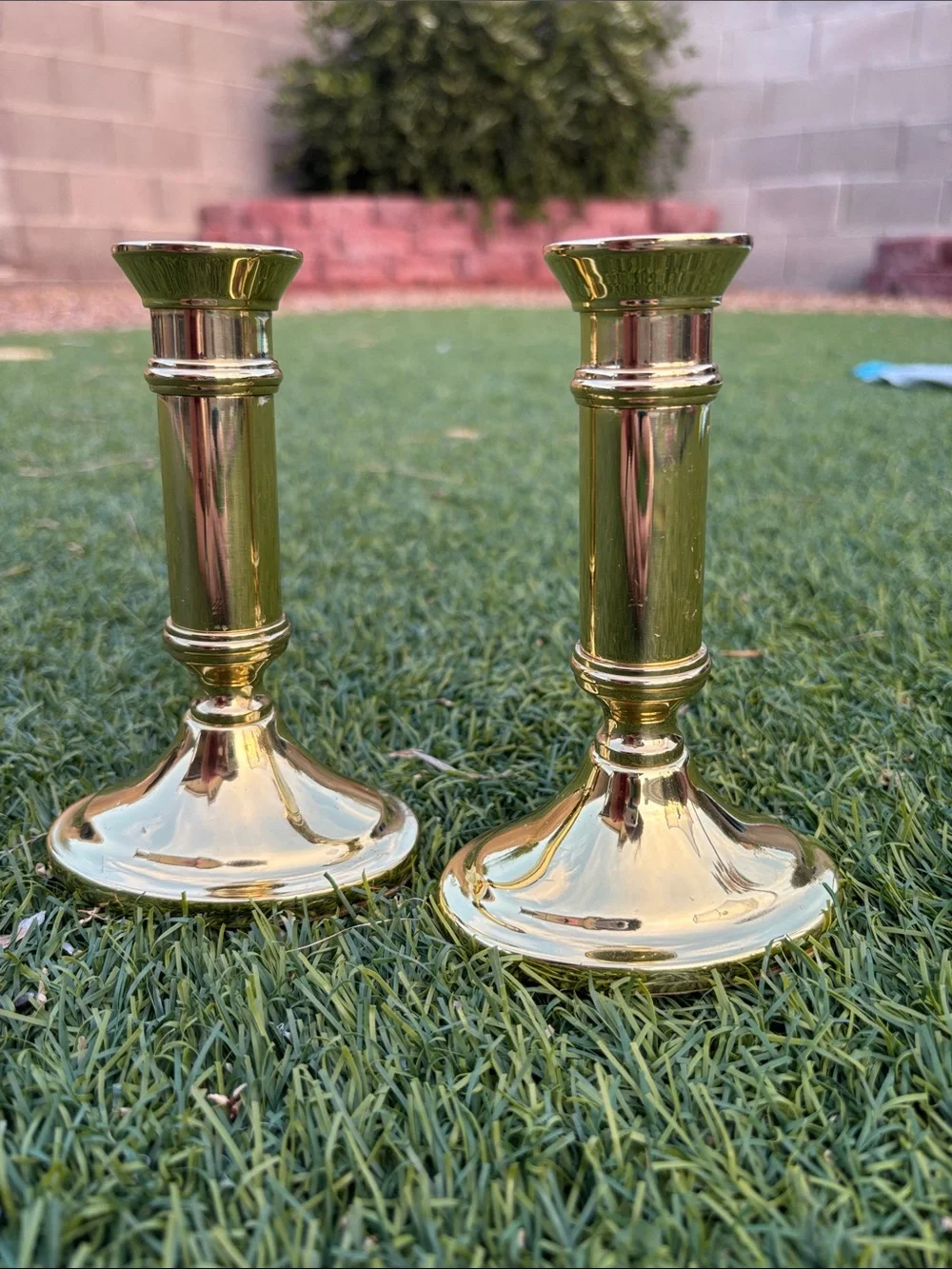 TWO Baldwin Brand Brass Candlestick Holders 6